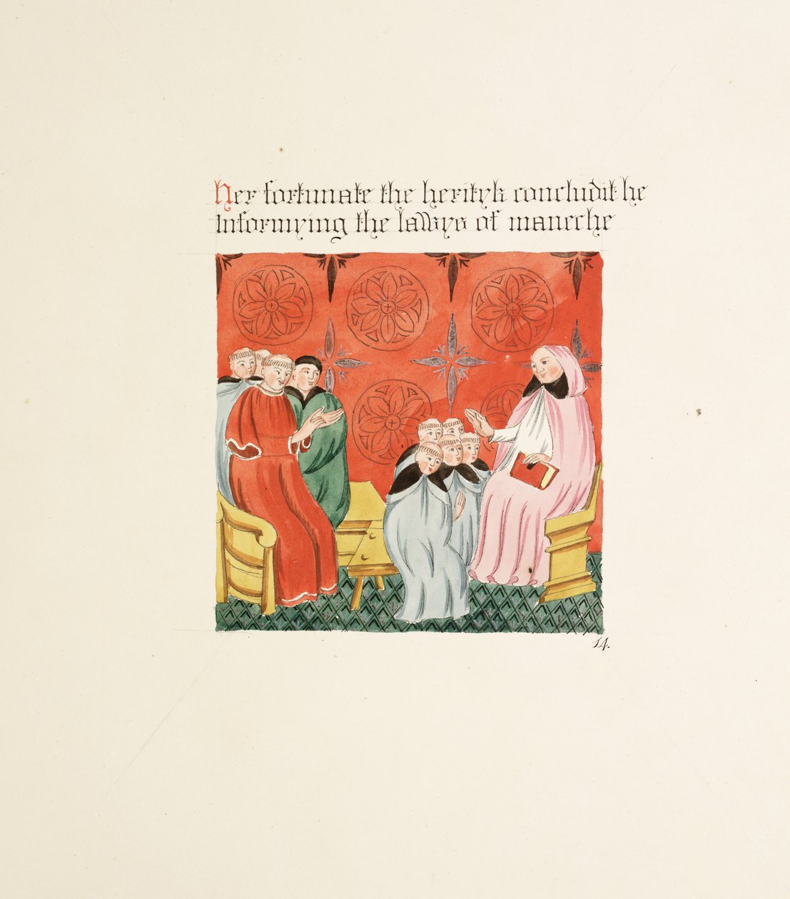 Ms. New Coll 380, f23r. A Carlisle-i Szent Mária székesegyház régiségei, Robert Carlile rajza, 1795 (toll, tinta és wc papíron) alkotó: Robert Carlile