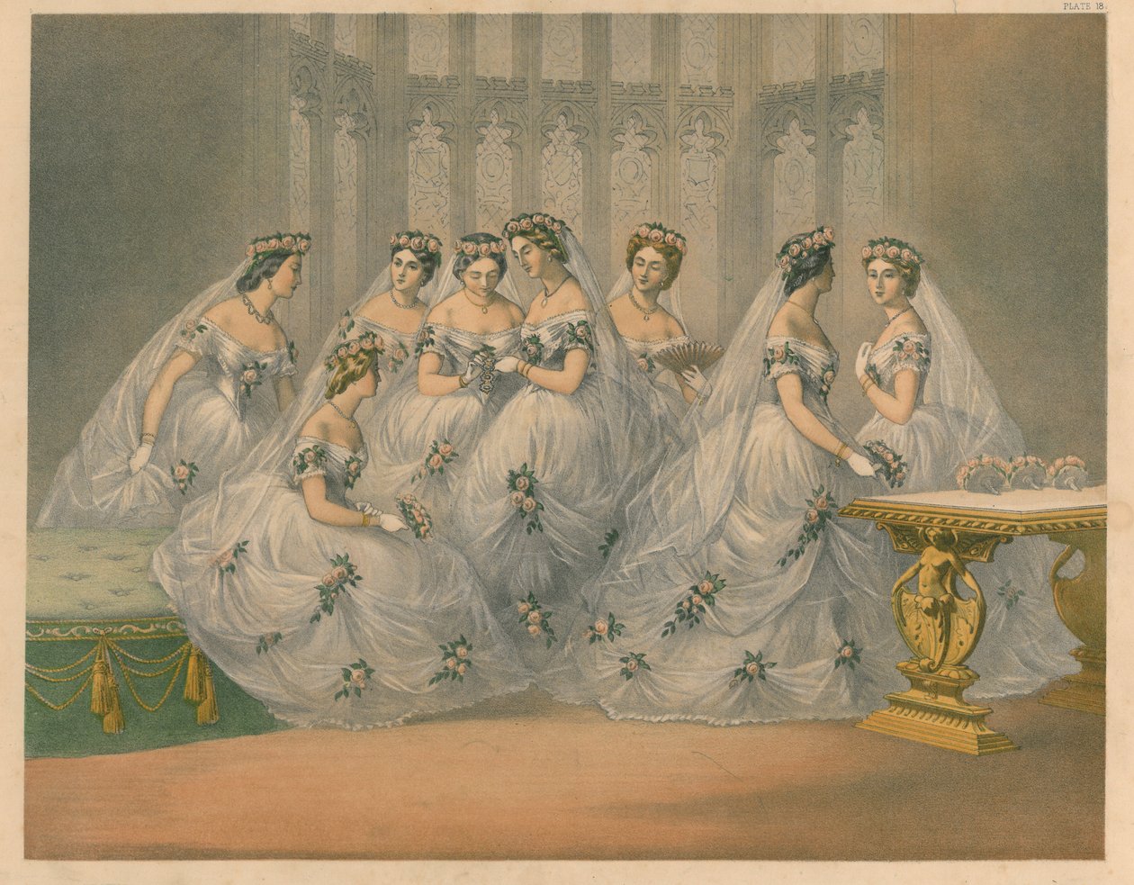 A koszorúslányok, 1863 alkotó: Robert Charles Dudley