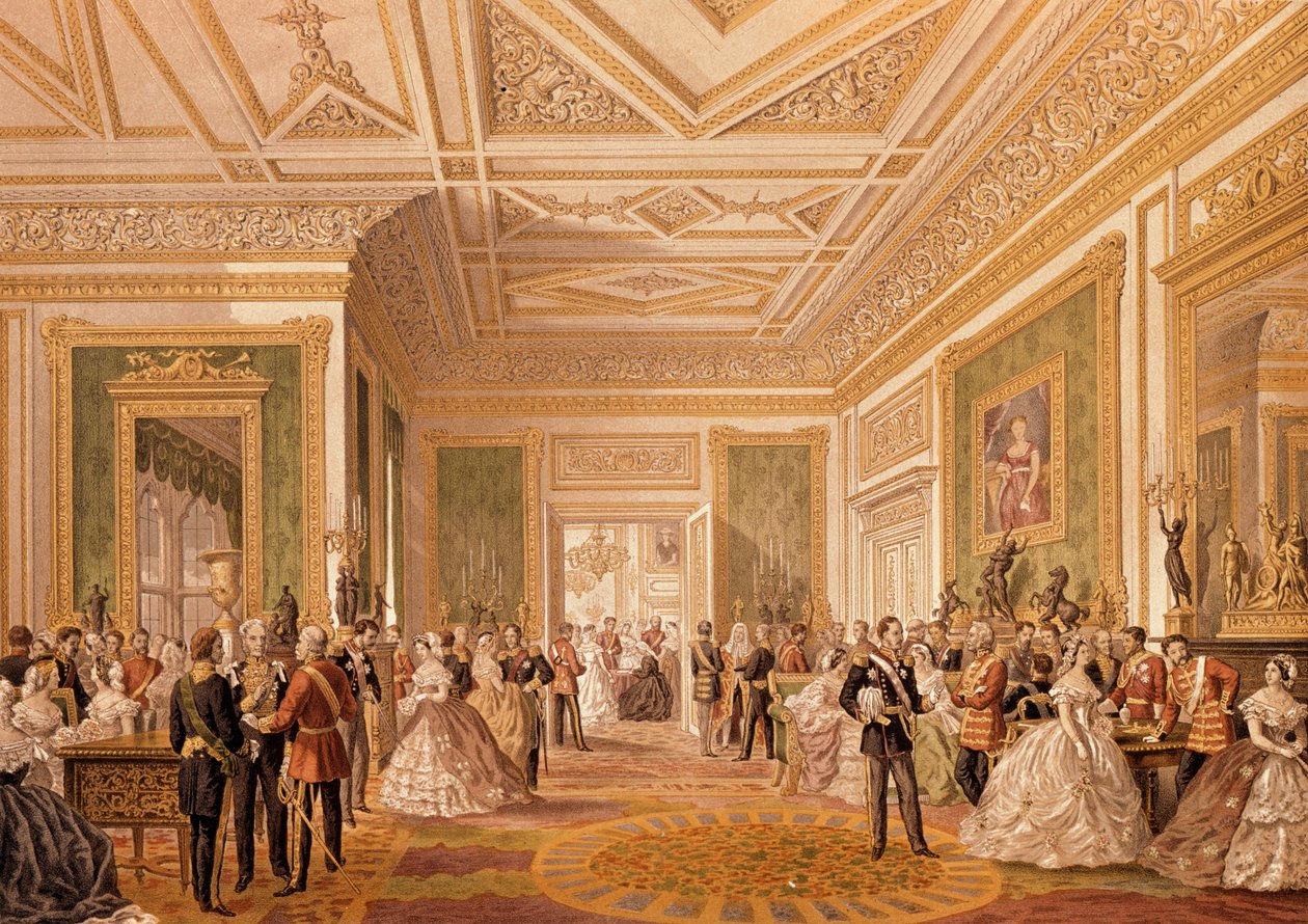 A házassági igazoló okirat aláírása, 1863. március 10., közzététel 1864. alkotó: Robert Charles Dudley