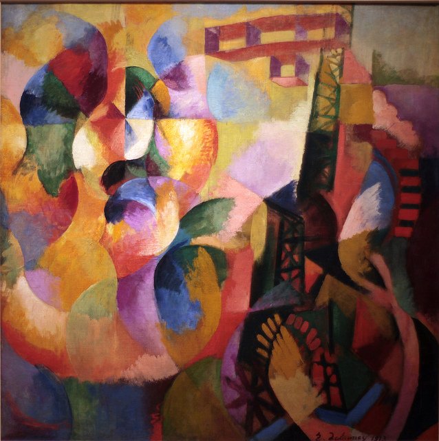 Soleil, Tour, Repülőgép Magyar: Nap, Torony, Repülőgép alkotó: Robert Delaunay