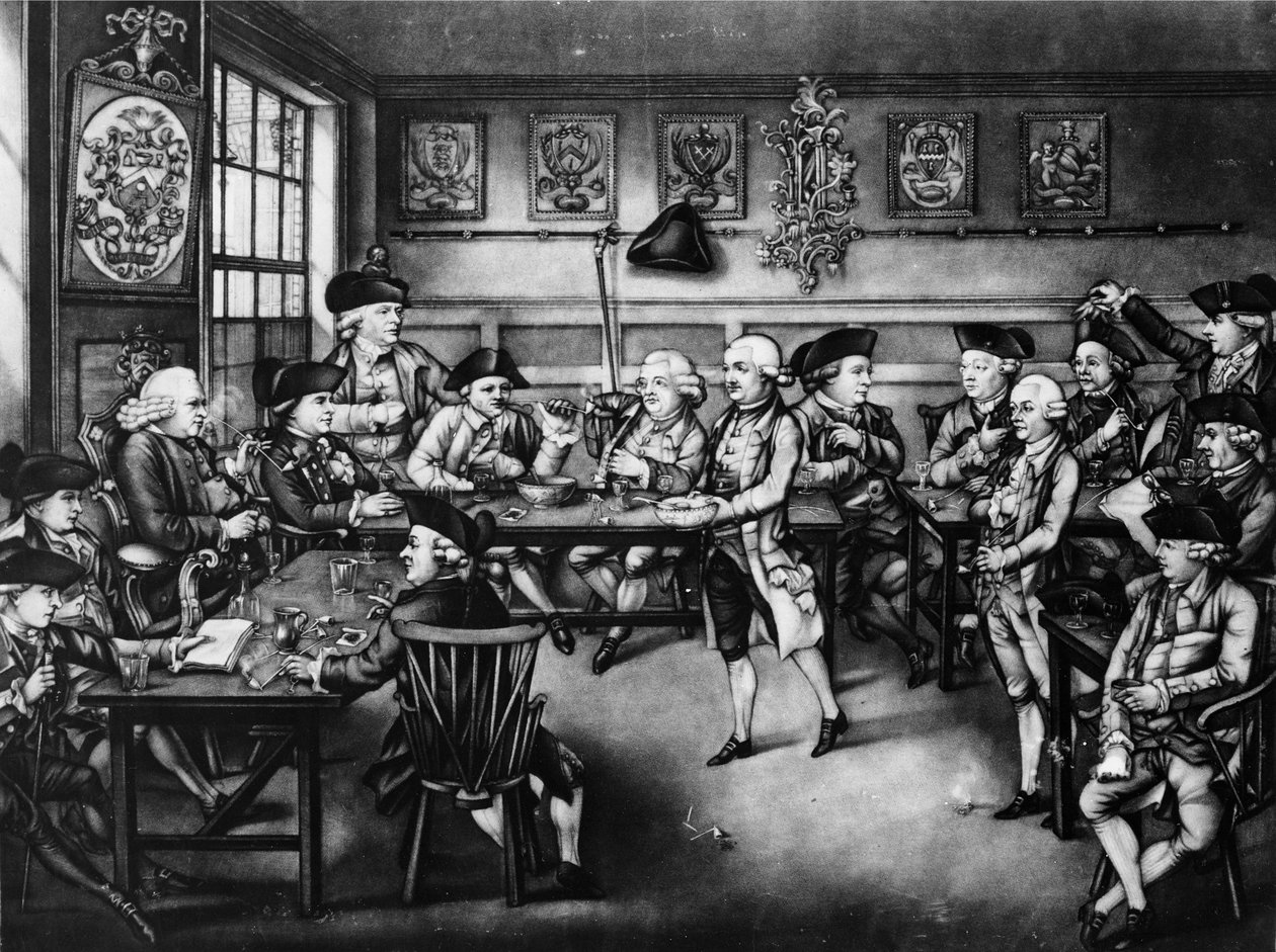 The Court of Equity vagy Convivial City Meeting, 1779 (mezzotint) alkotó: Robert Dighton