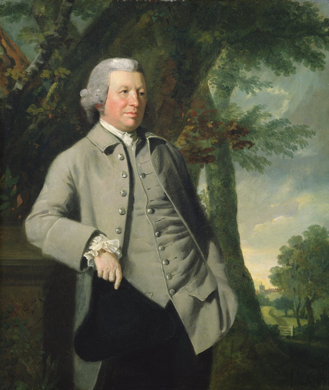 Egy vidéki úriember, 1777 körül alkotó: Robert Edge Pine