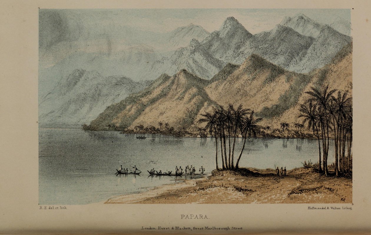 Papara, akvarell festménye Robert Elwes (1819–1878), egy gazdag fiatal brit úriember Norfolkban alkotó: Robert Elwes