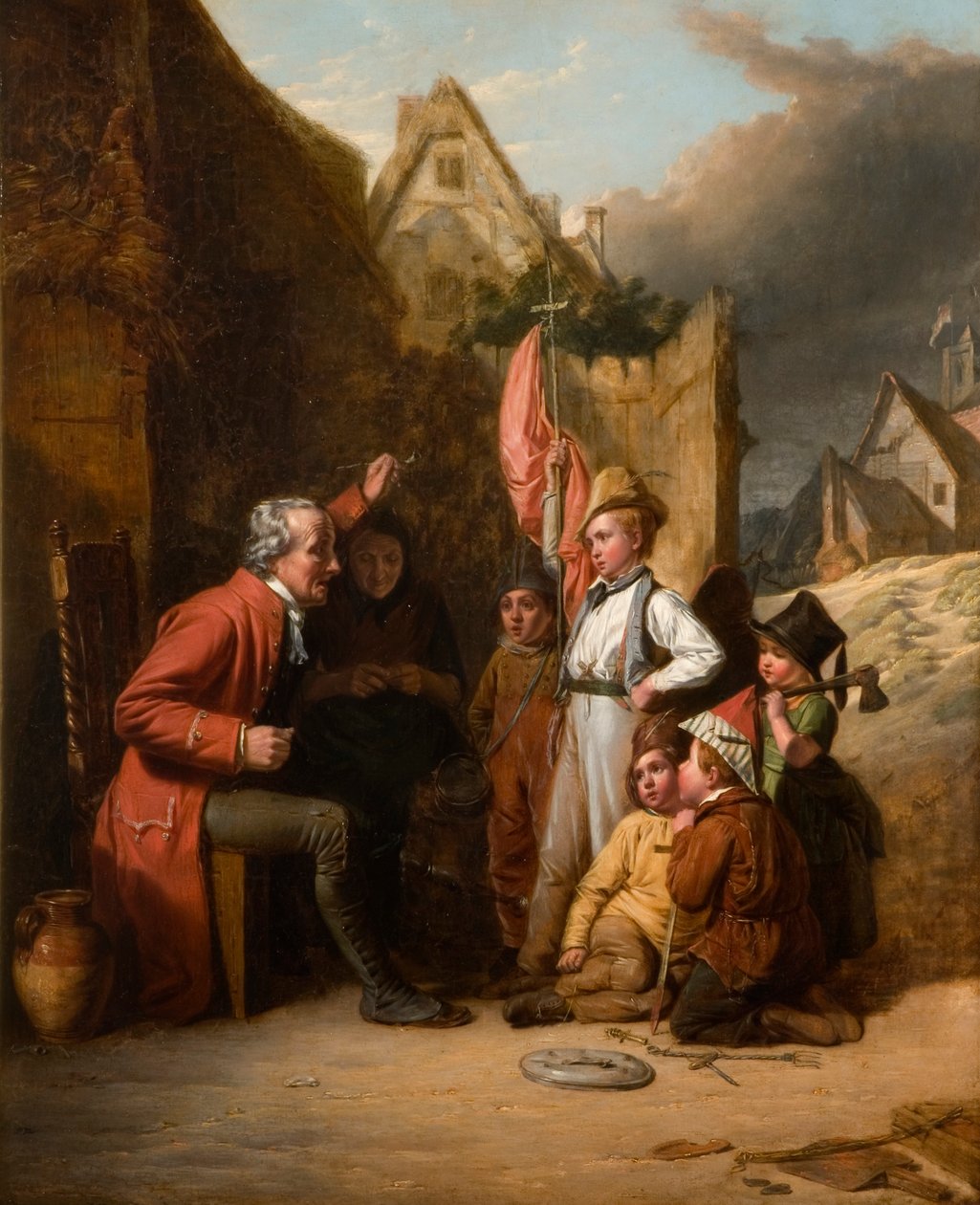 Régi faláb, 1830 alkotó: Robert Farrier