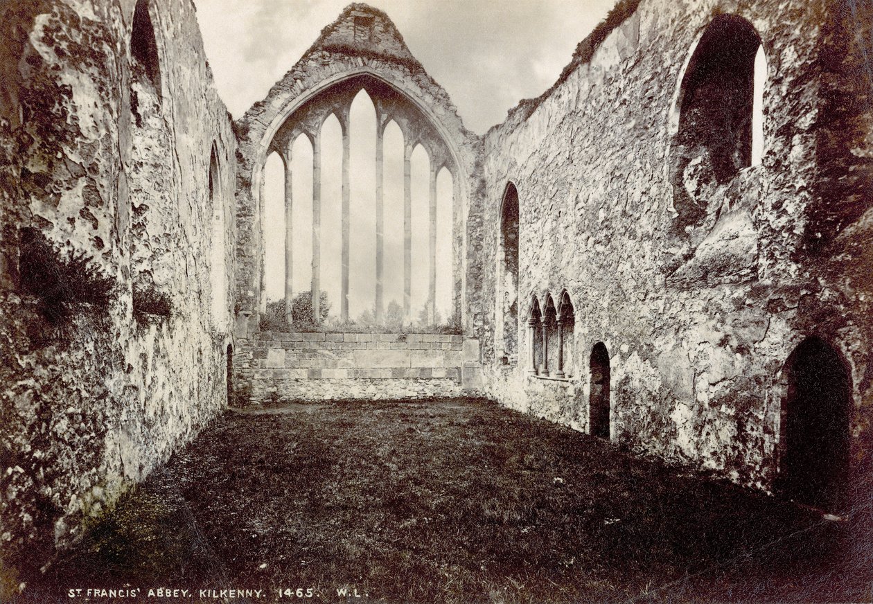 Szent Ferenc apátság, Kilkenny (szepia fotó) alkotó: Robert French