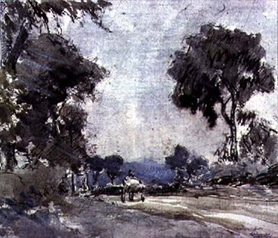 Esős délután alkotó: Robert Graham Dryden Alexander