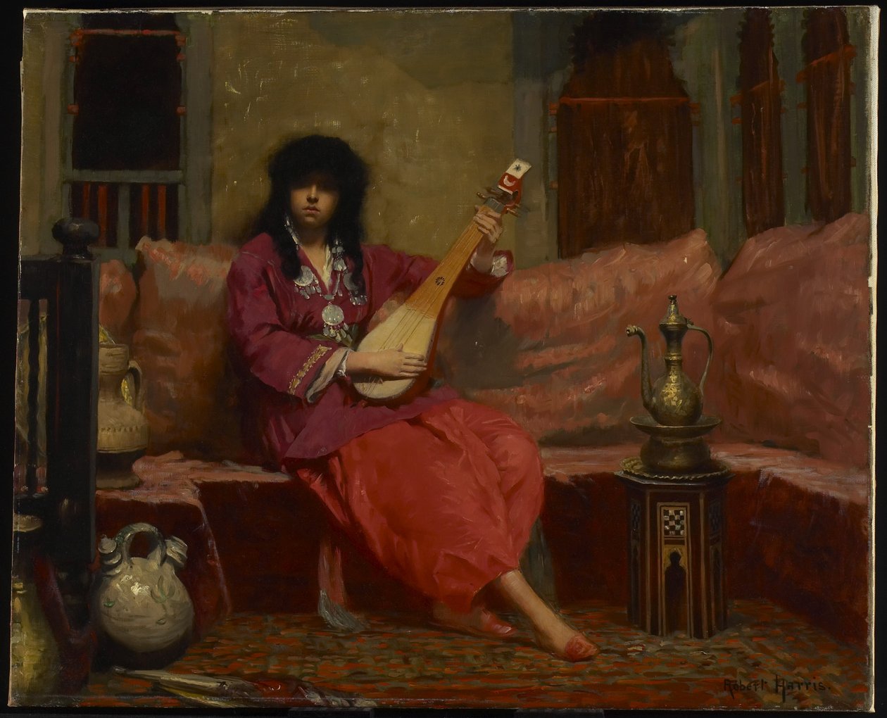 Egy észak-afrikai belső tér, 1887 körül alkotó: Robert Harris