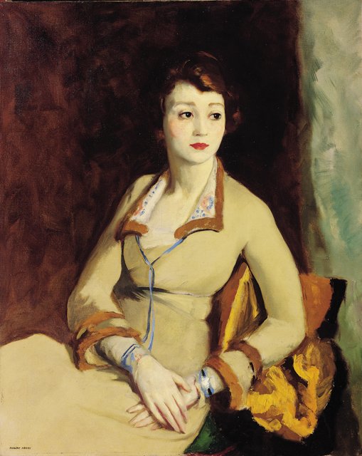 Fay Bainter portréja alkotó: Robert Cozad Henri