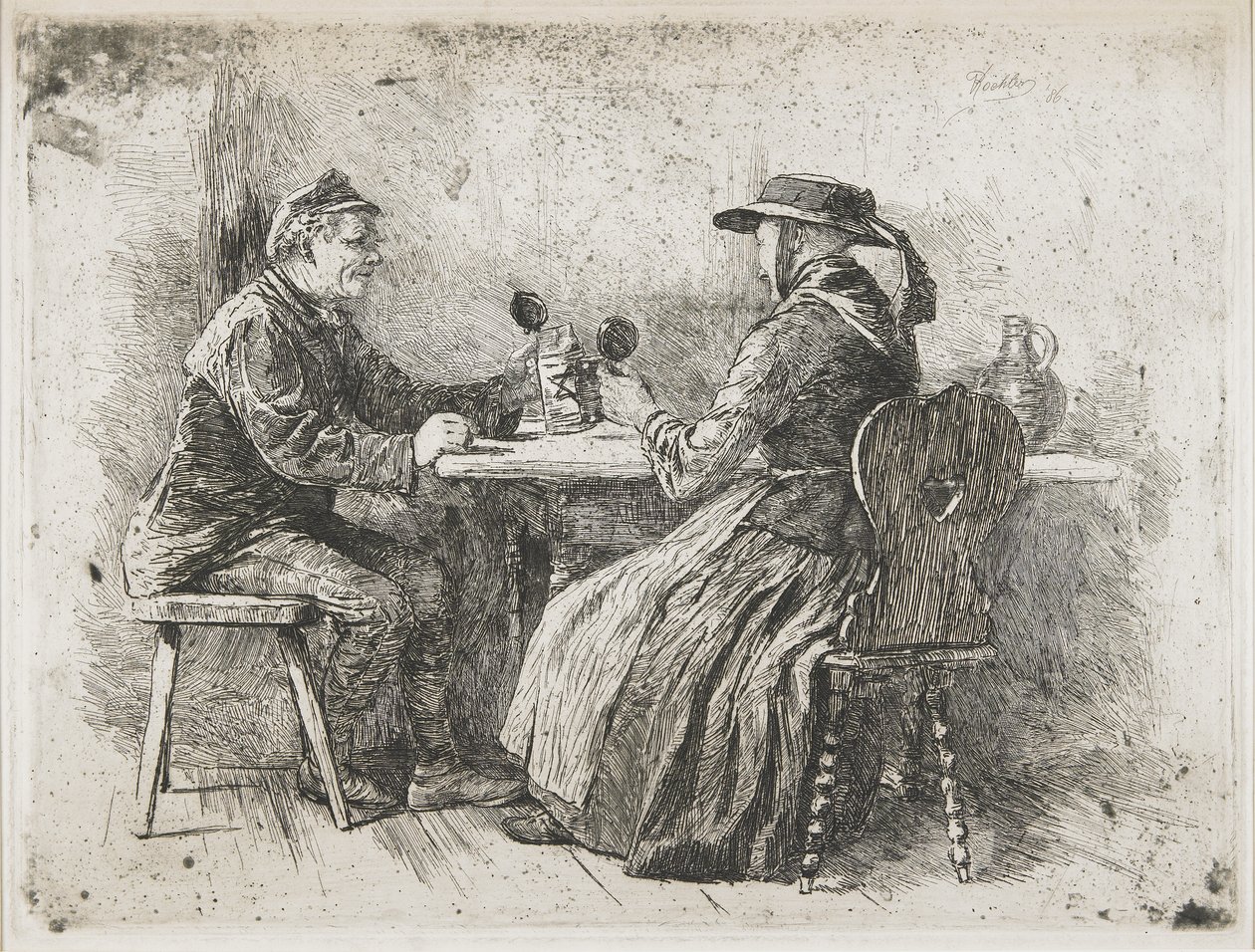 Prosit!, 1886 alkotó: Robert Koehler