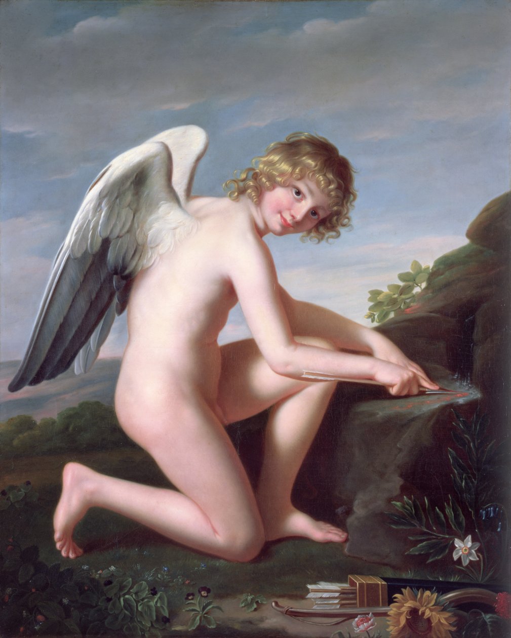 Ámor élezi nyilait, 1798 alkotó: Robert Lefevre