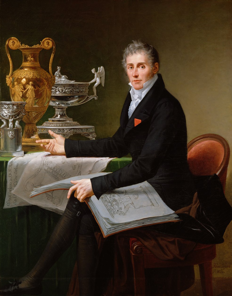 Jean-Baptiste-Claude Odiot, 1822 alkotó: Robert Lefevre