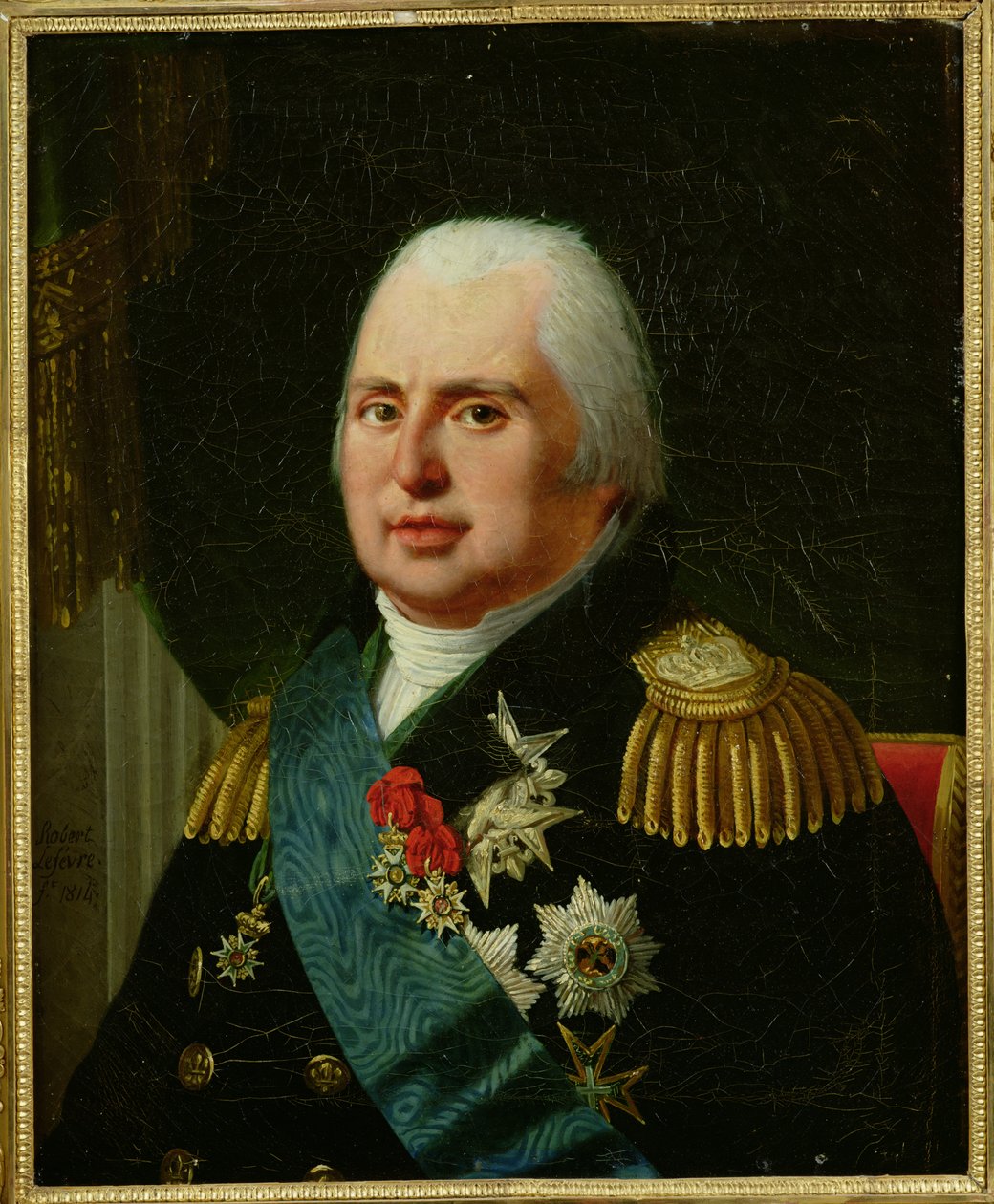 XVIII. Lajos (1755-1824) 1815 után alkotó: Robert Lefevre