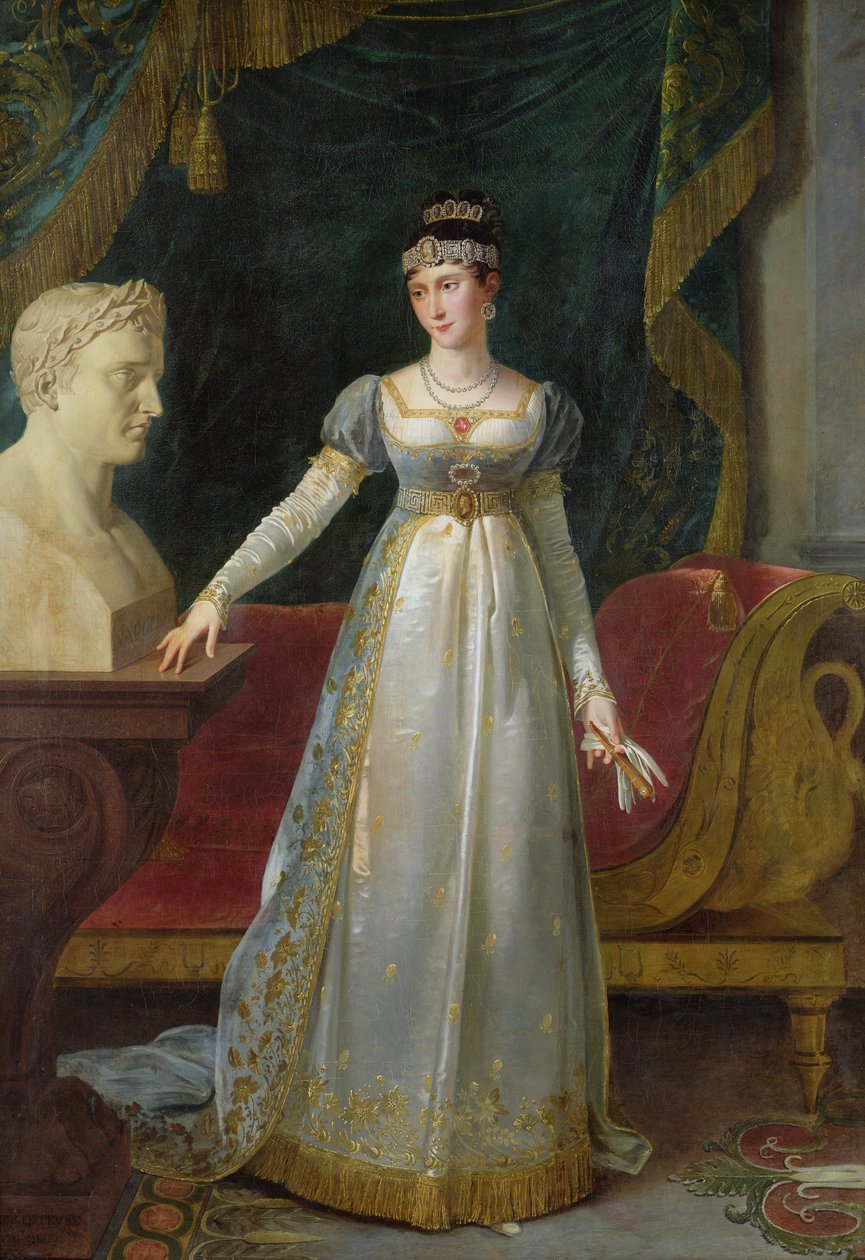 Marie Pauline Bonaparte (1780-1825) Borghese hercegnő, 1808 alkotó: Robert Lefevre