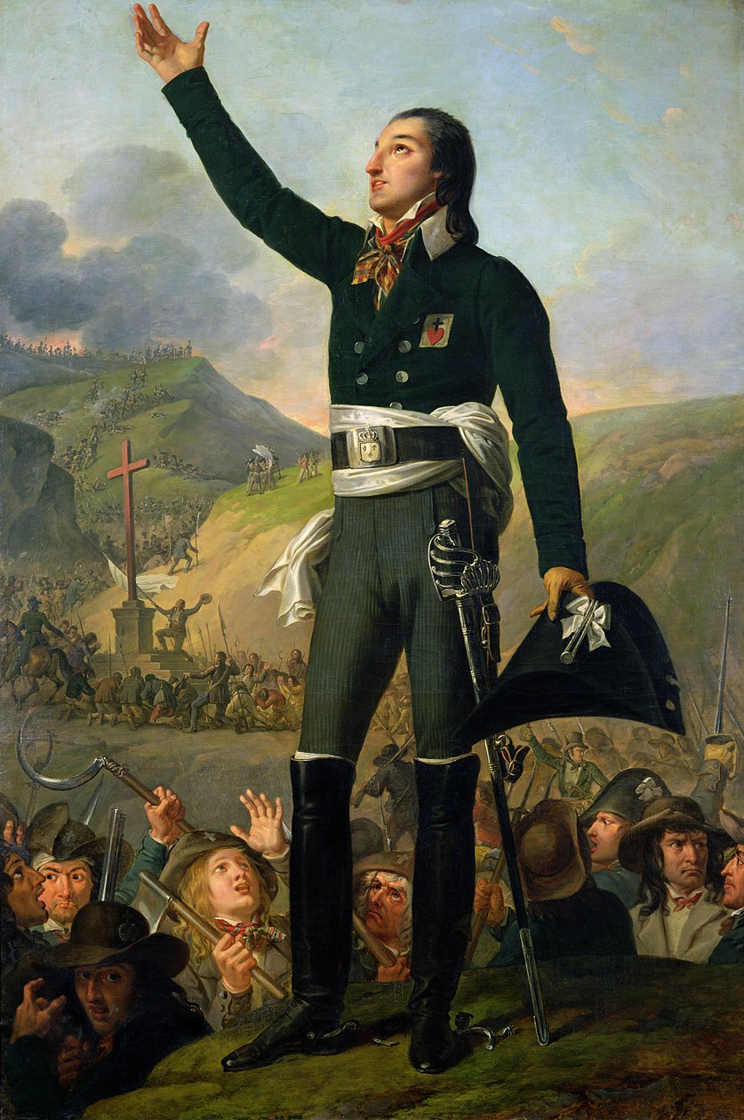 Louis-Marie de Salgues (1766-93) de Lescure márki portréja, 1818 alkotó: Robert Lefevre