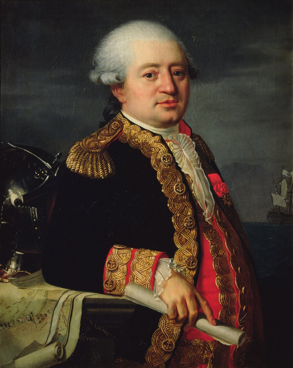 La Couldre de La Bretonniere gróf portréja alkotó: Robert Lefevre