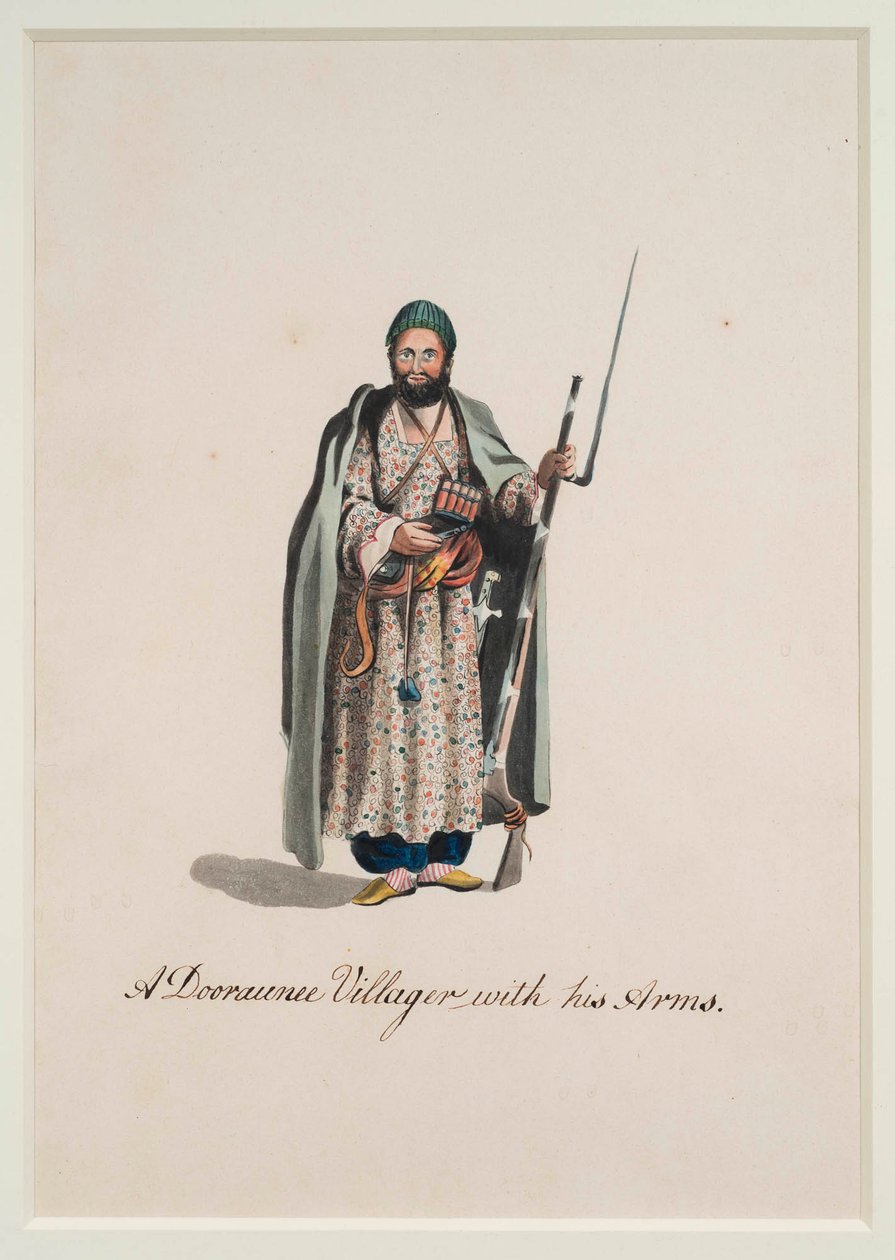 Dooraunee falusi karja, 1815 alkotó: Robert Melville Grindlay