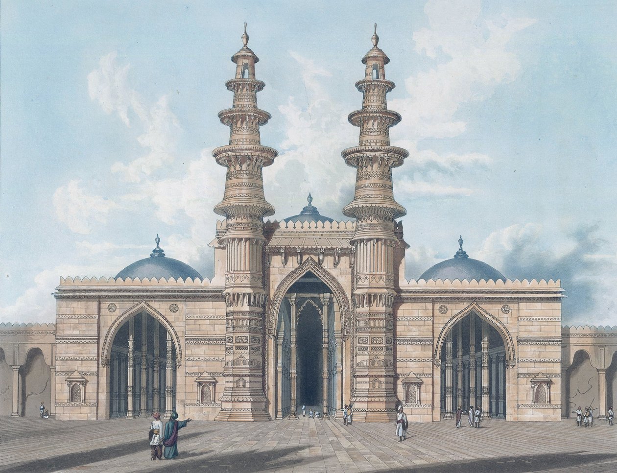 A rázó minaretek Ahmedabadban alkotó: Robert Melville Grindlay