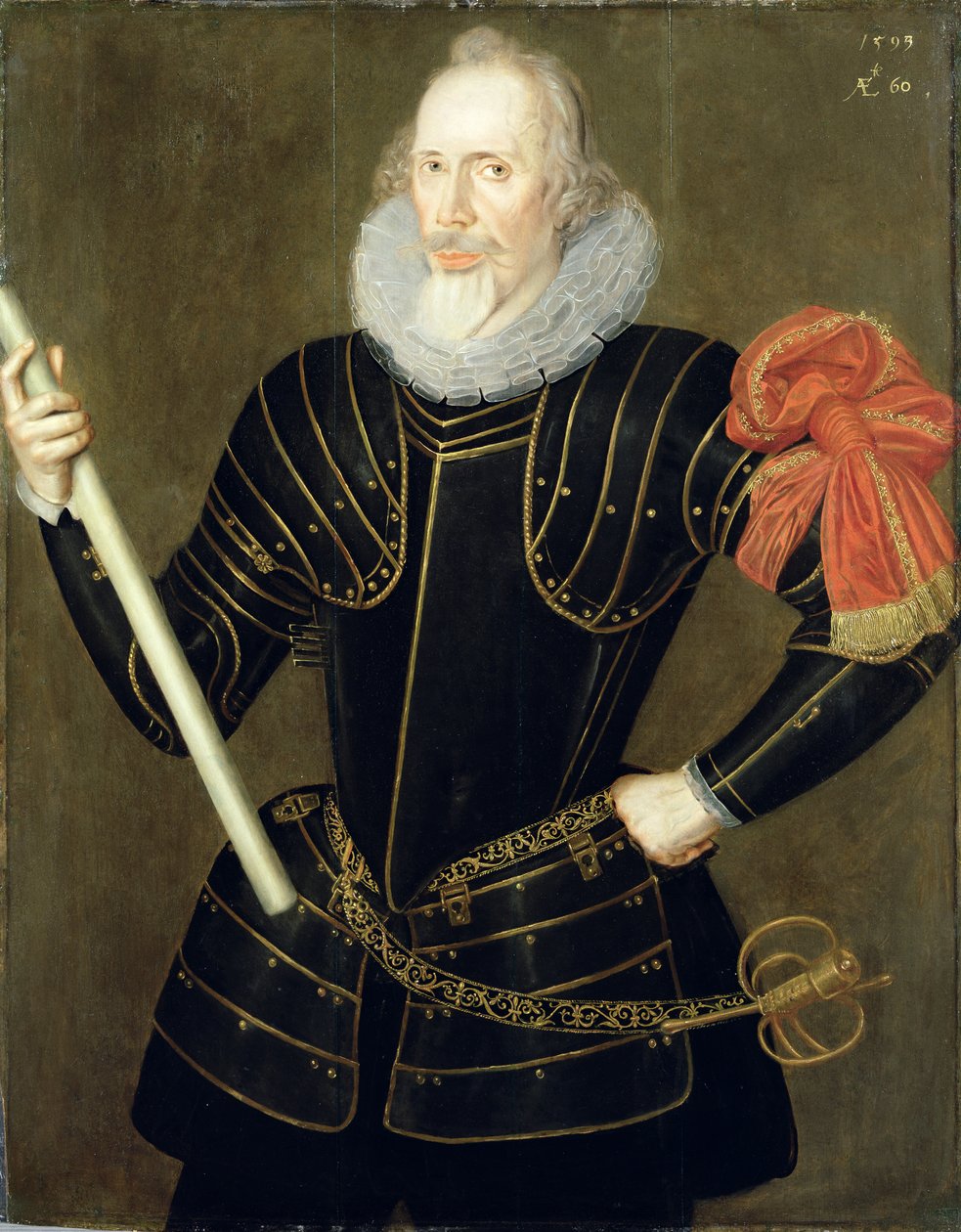 Férfi portré, 1593 alkotó: Robert Peake