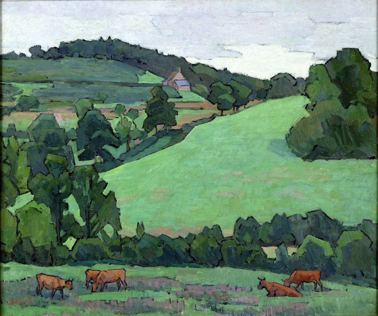 A Bolham-vízen át alkotó: Robert Polhill Bevan