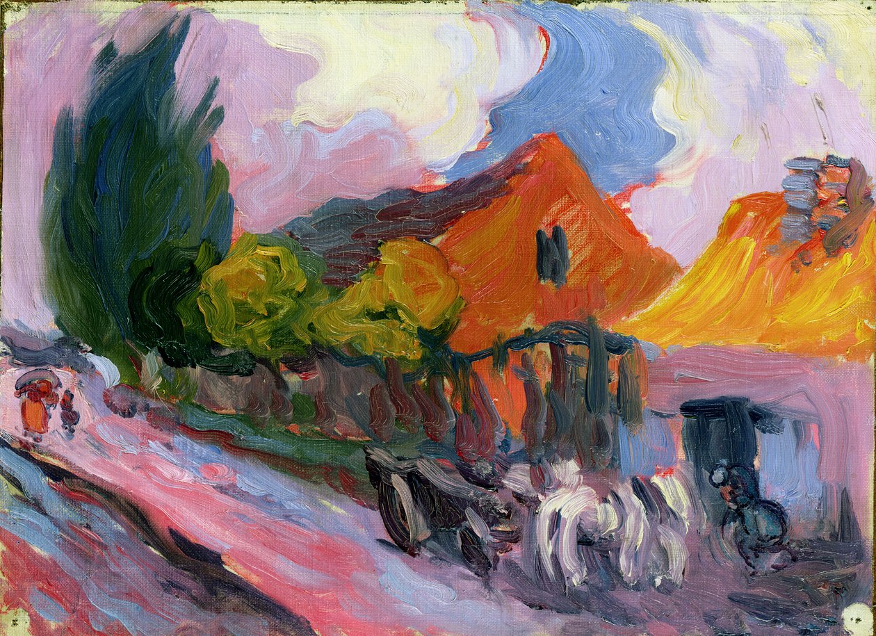 The Smith at Szeliwy, Lengyelország, 1904 (tábla) alkotó: Robert Polhill Bevan