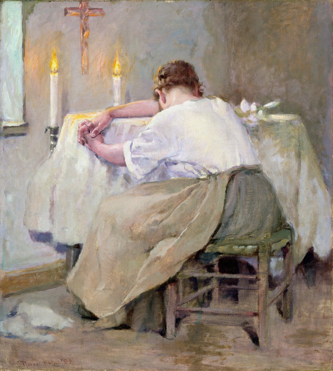 Első születése, vagy az elsőszülött halála, 1888 alkotó: Robert Payton Reid