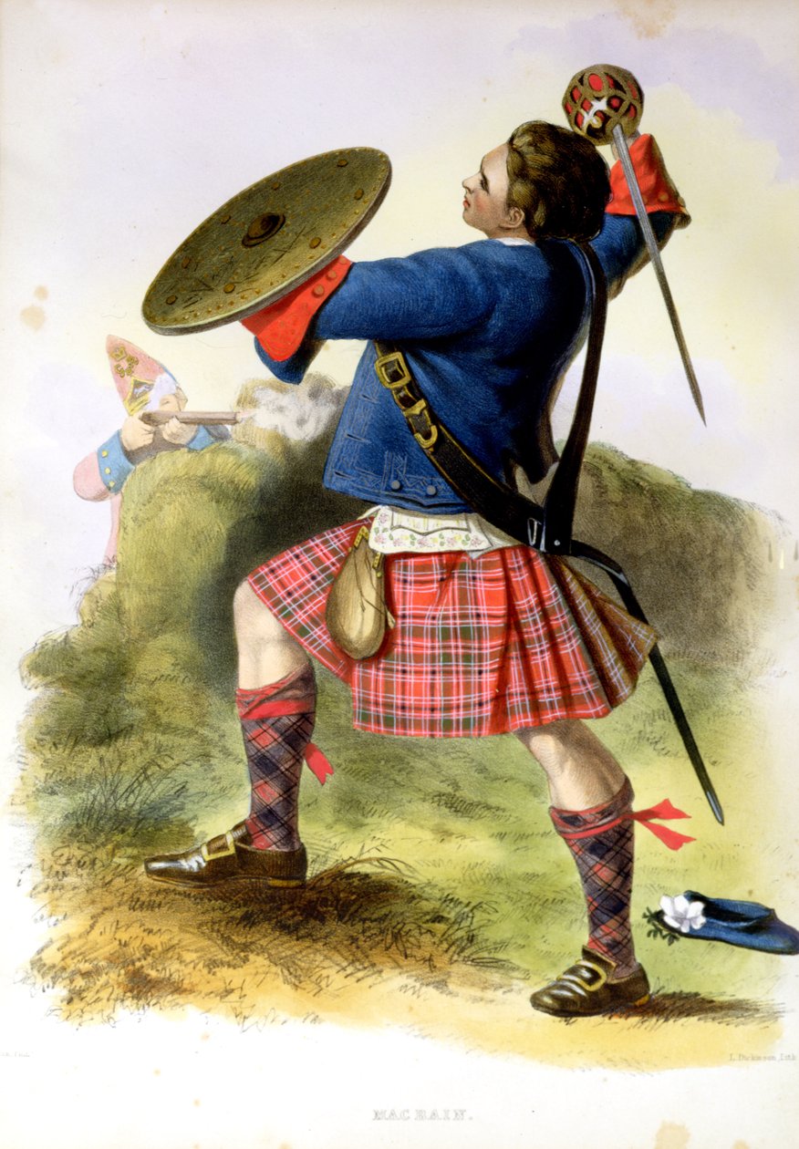 Gillies MacBean Cullodenben 1746-ban alkotó: Robert Ronald McIan