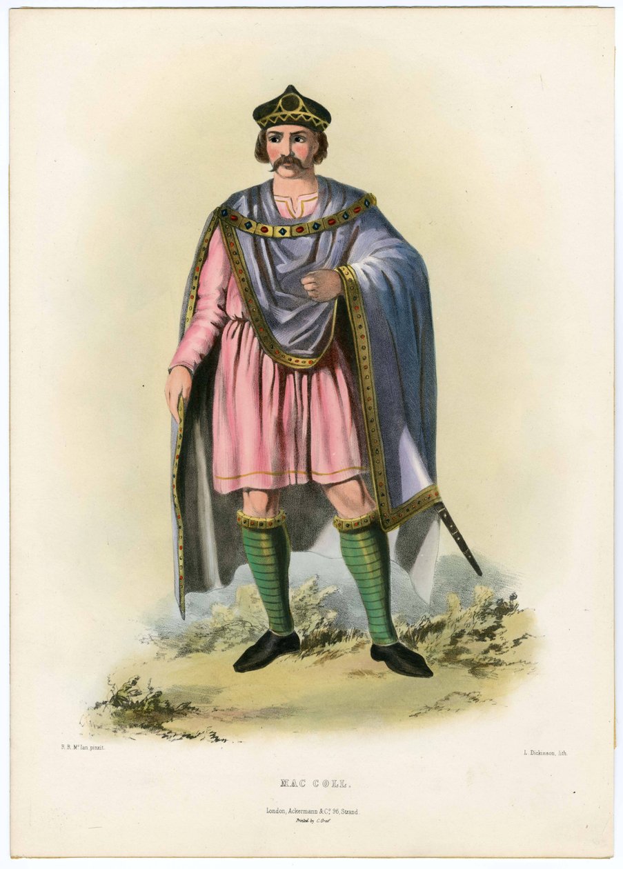 Mac Coll, The Clans of the Scottish Highlands, pub.1845 alkotó: Robert Ronald McIan