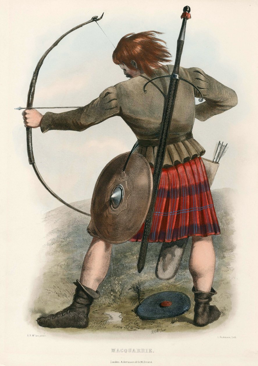 Macquarrie, The Clans of the Scottish Highlands, pub.1845 alkotó: Robert Ronald McIan