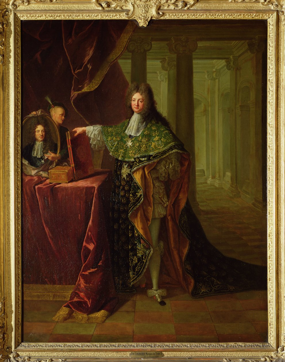 Jean-Baptiste Colbert, de Torcy márki (1655-1746) portréja alkotó: Robert Tournieres