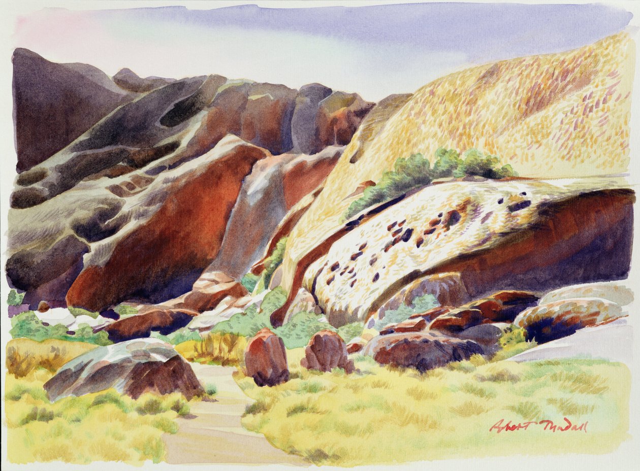 Aspects of Uluru (Ayers Rock), Ausztrália (wc) alkotó: Robert Tyndall