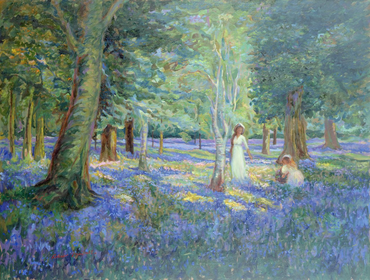 Bluebell Wood, 1908 alkotó: Robert Tyndall