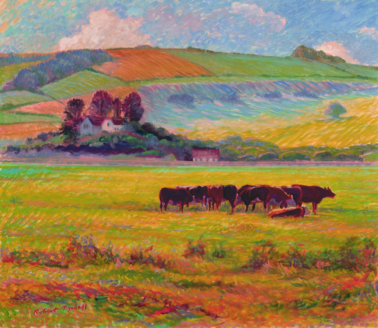 Esti marha, Cuckmere Valley, Sussex alkotó: Robert Tyndall