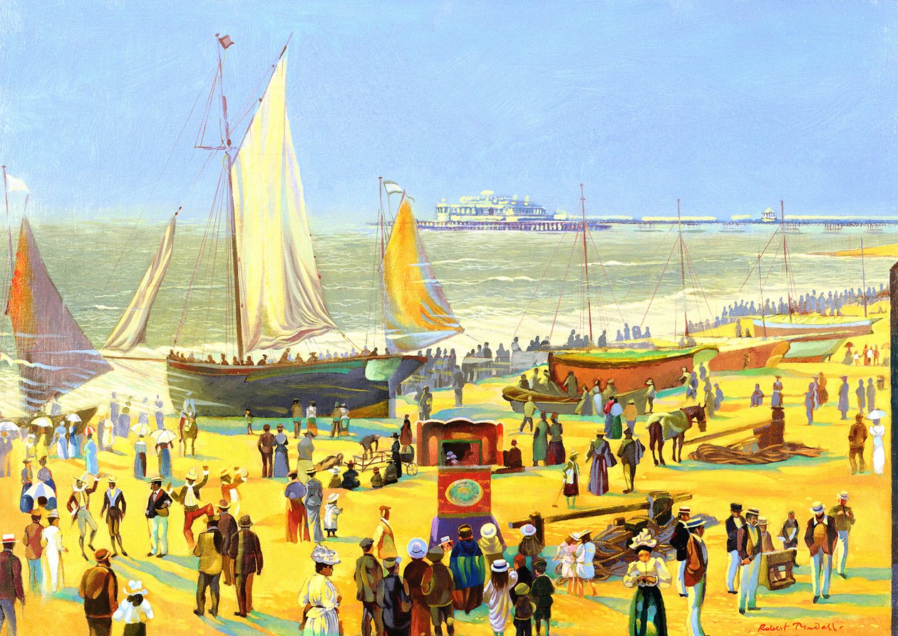 Szellemek a Brighton Beachen alkotó: Robert Tyndall