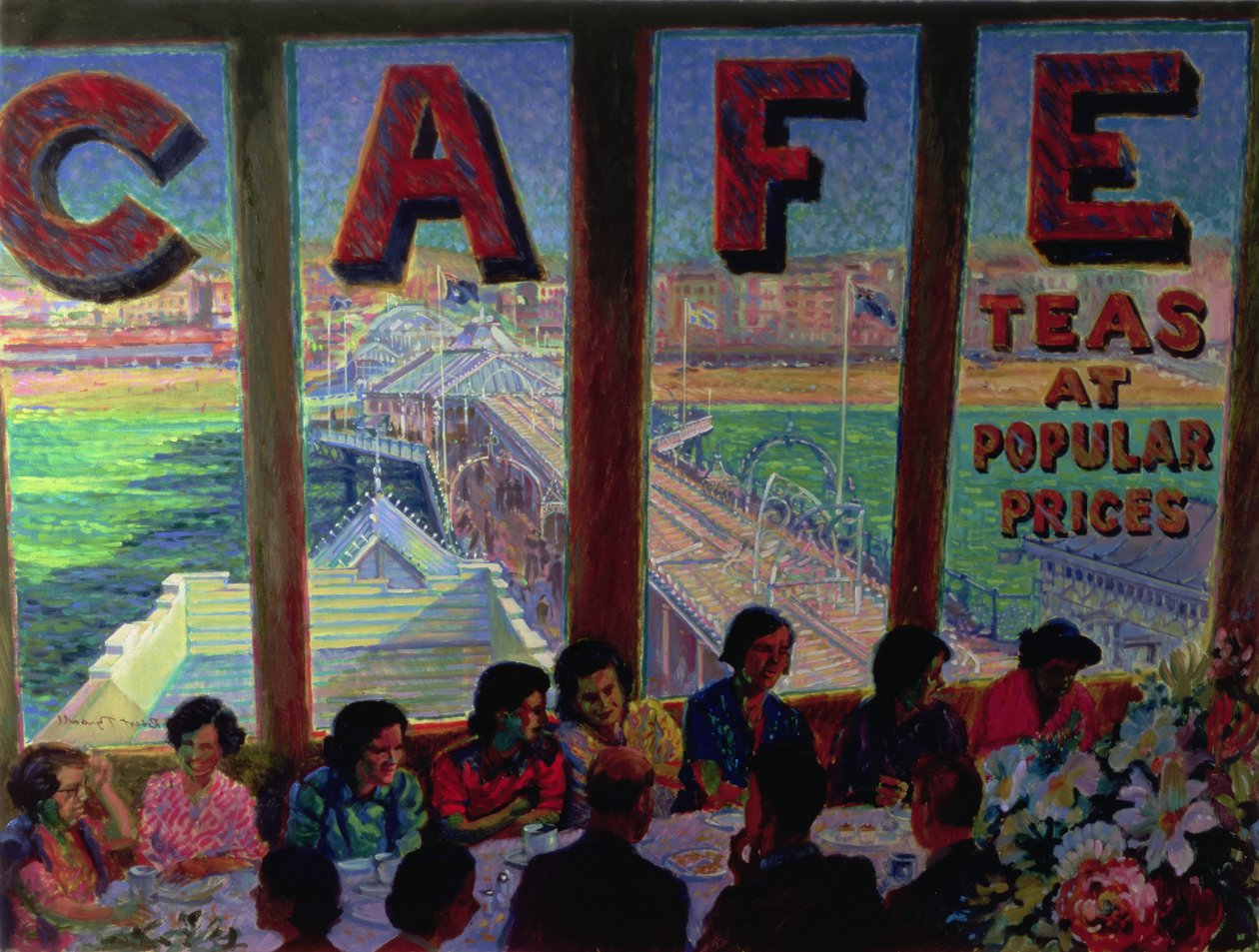 Tea a mólón alkotó: Robert Tyndall