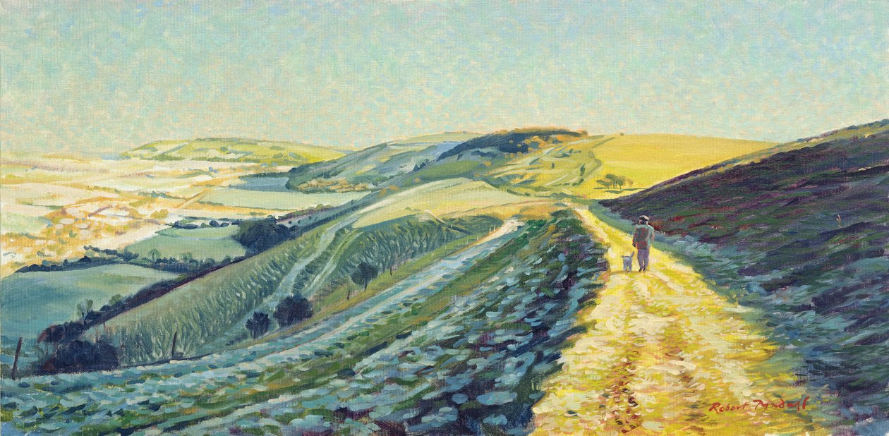 Winter Walk on the Downs, 1996 alkotó: Robert Tyndall