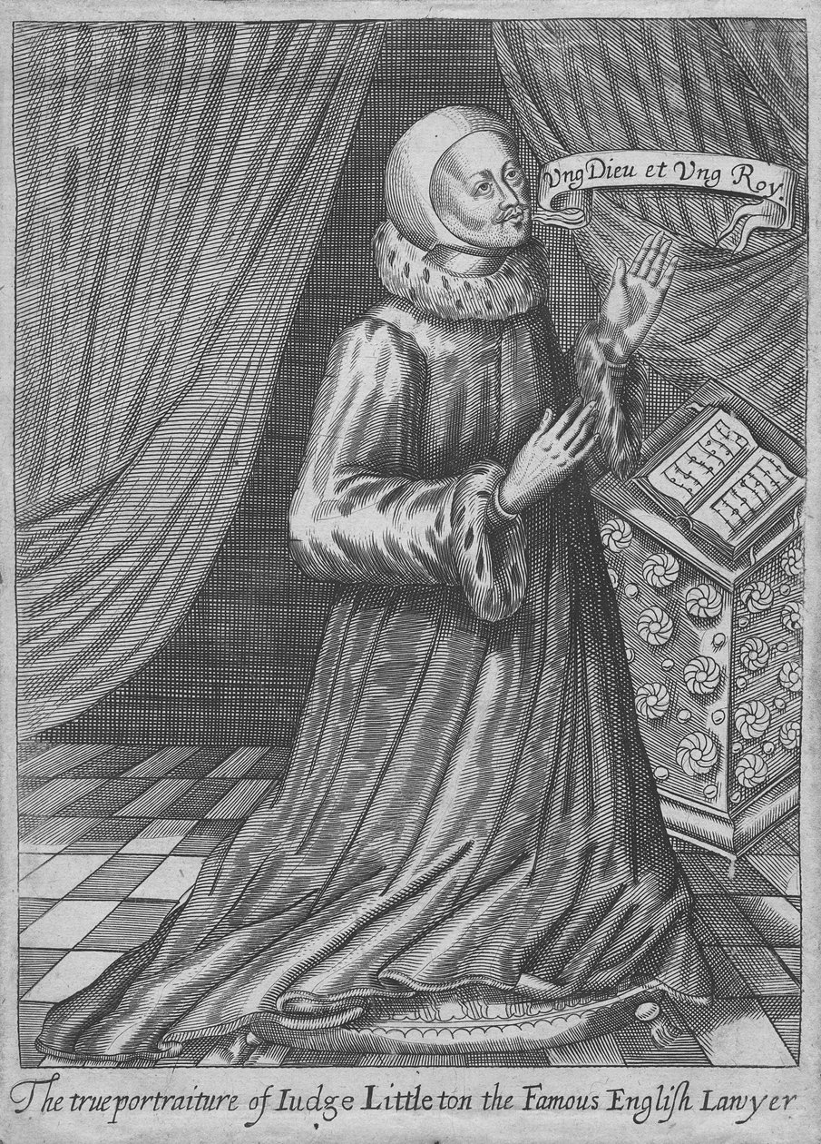 Thomas Littleton bíró, 1628 alkotó: Robert Vaughan