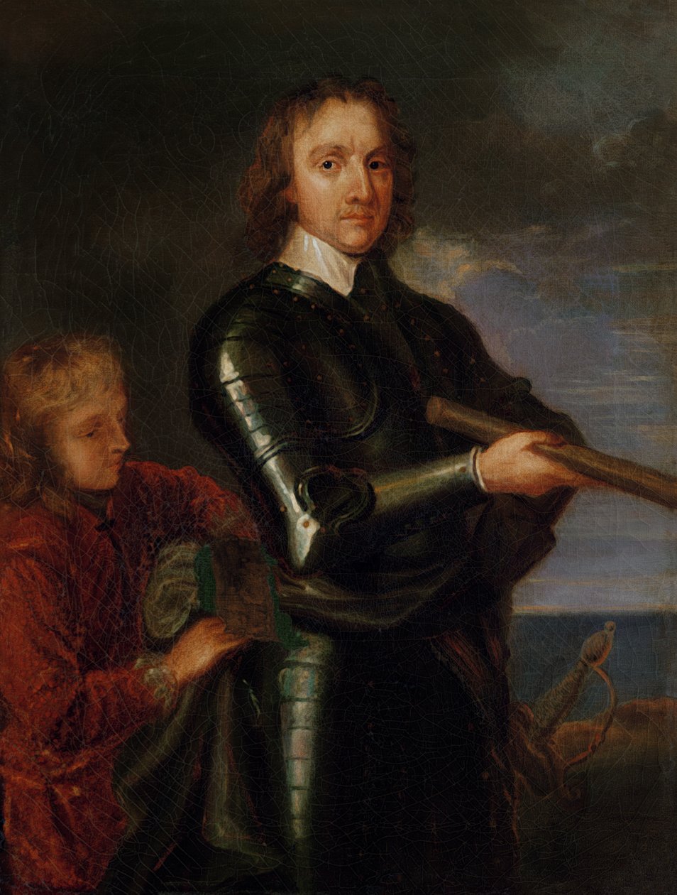 Oliver Cromwell (1599-1658) portréja alkotó: Robert Walker