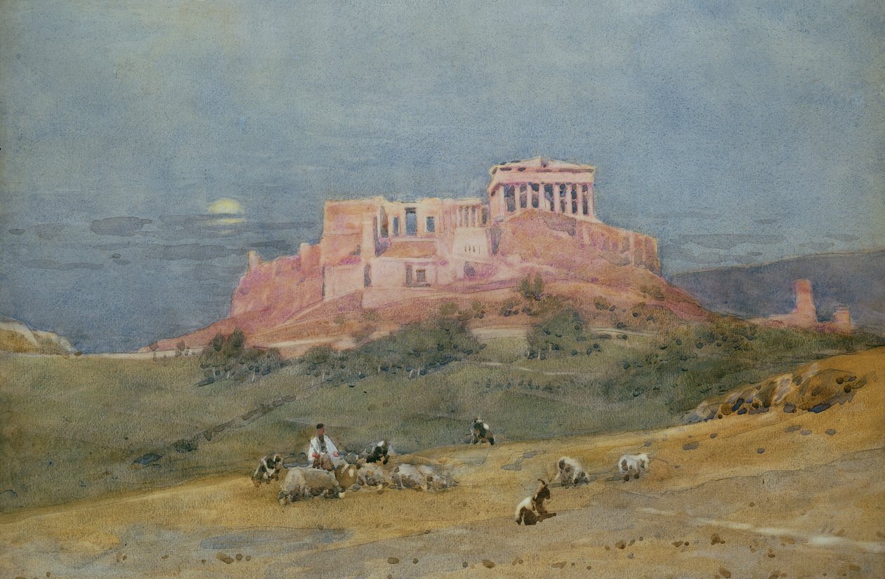 Az Akropolisz, 1885 körül alkotó: Robert Weir Allan