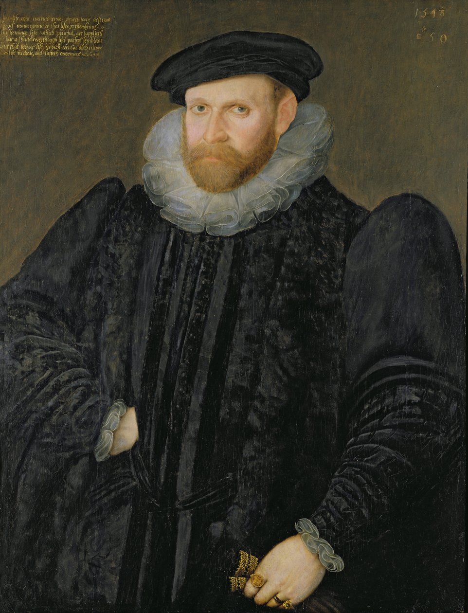 Sir Edward Grimston (1529-1610) fiatalemberként alkotó: Robert Peake