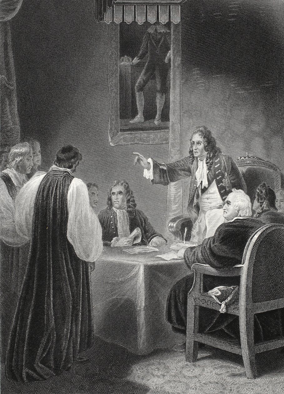 A püspökök a titkos tanács előtt alkotó: Robert (after) Smirke