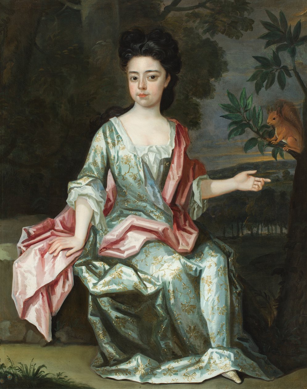 Dorothy Smithson portréja (olaj, vászon) alkotó: Robert (attr. to) Byng or Bing