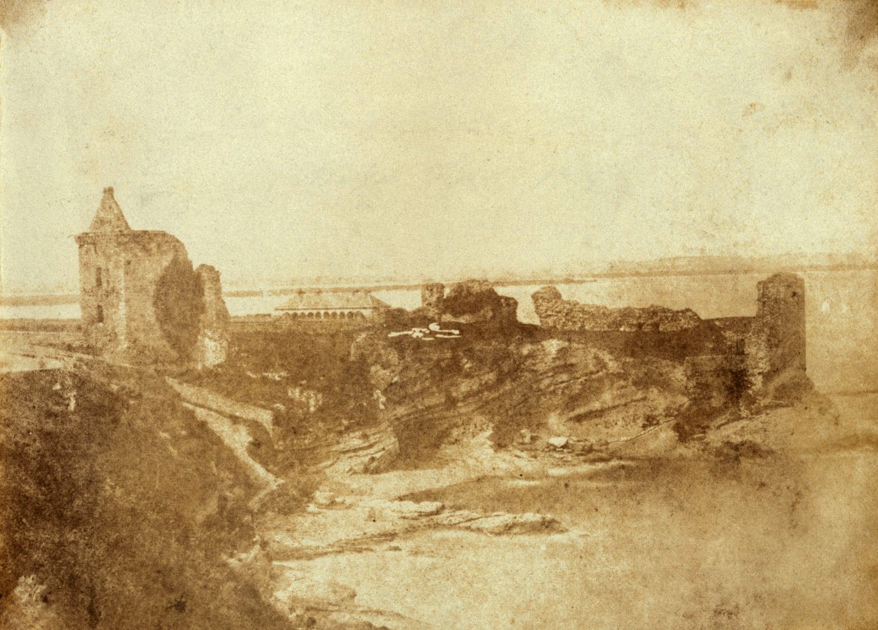 A skóciai Fife-ban található St. Andrews kastély lenyomata. A J. Paul Getty Múzeumból alkotó: Robert Adamson