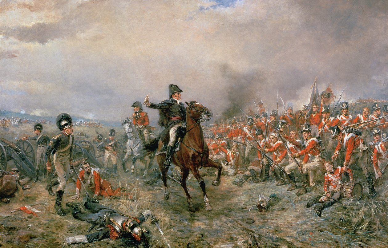 Wellington hercege Waterlooban alkotó: Robert Alexander Hillingford