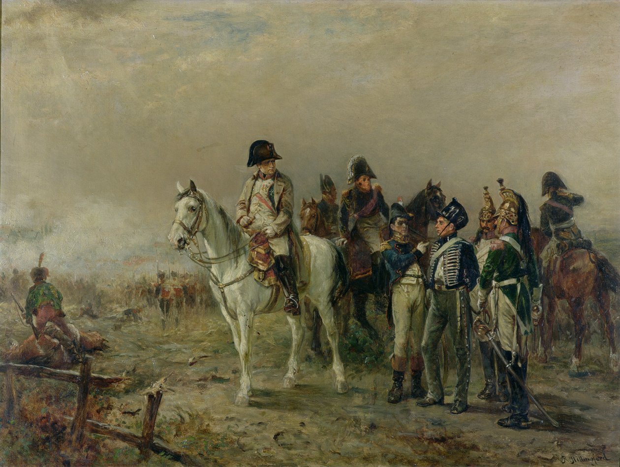 A fordulópont Waterloonál alkotó: Robert Alexander Hillingford