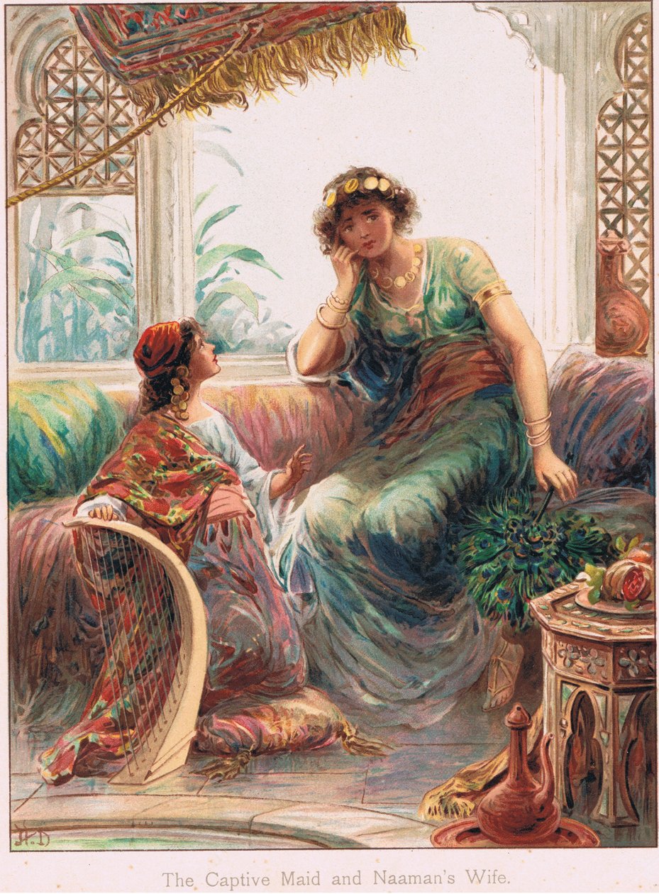 Illusztráció Ernest Nister „Biblia történetéből”, 1910 körül (színes litó) alkotó: Robert Ambrose Dudley