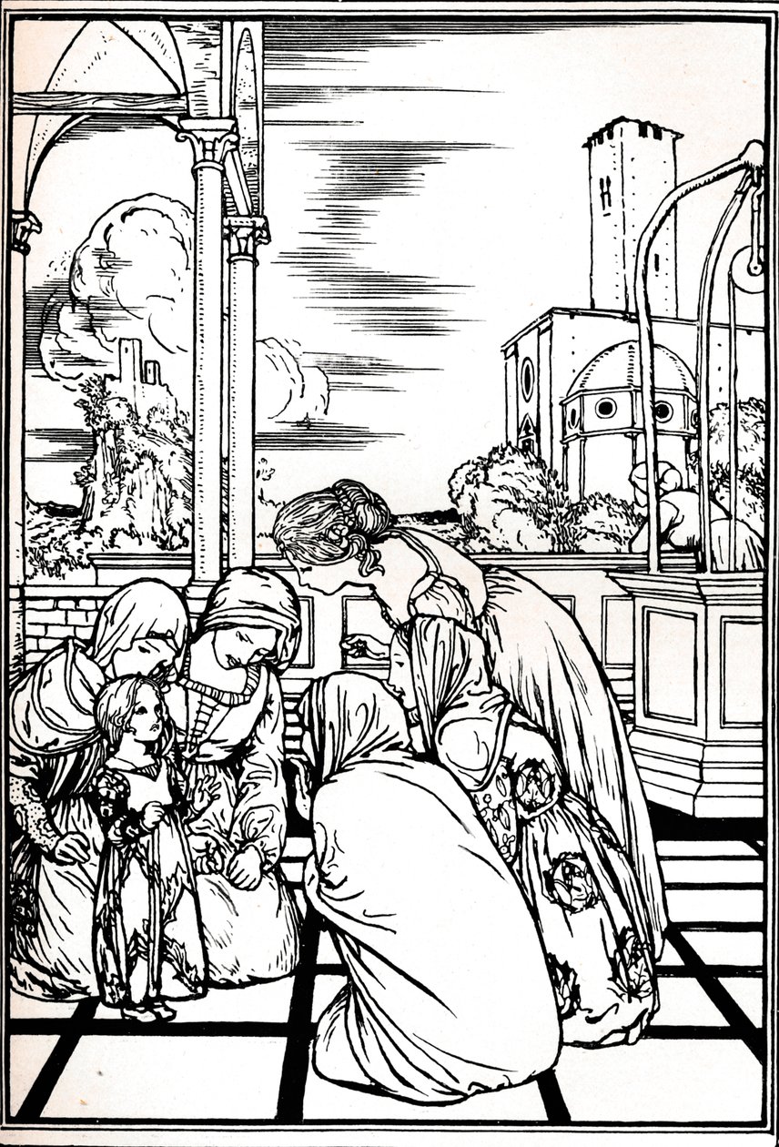Illusztráció a viharból, 1901 1901-1902 alkotó: Robert Anning Bell