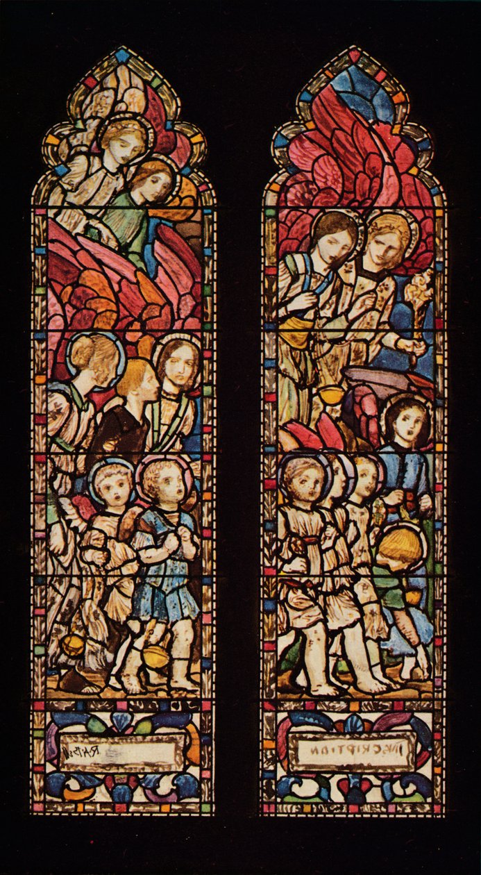 Tervezés ólomüveghez, 1926 alkotó: Robert Anning Bell