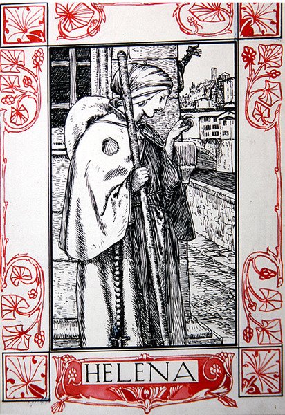 Helena, Shakespeare hősnőiből, Anna Murphy Jamesontól alkotó: Robert Anning Bell