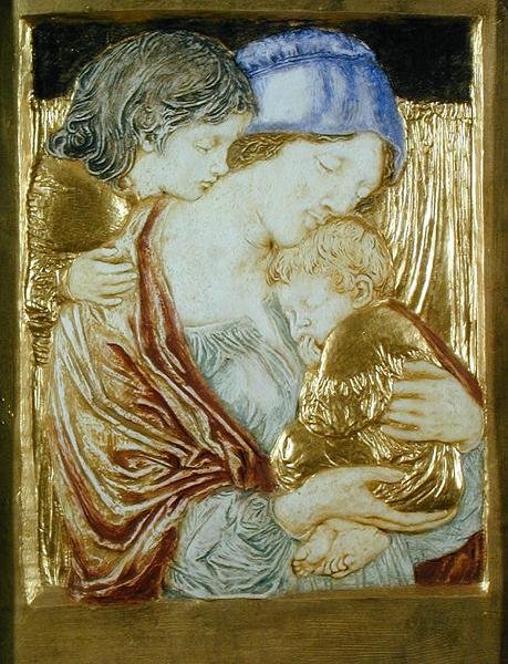 Anya és gyermekei alkotó: Robert Anning Bell