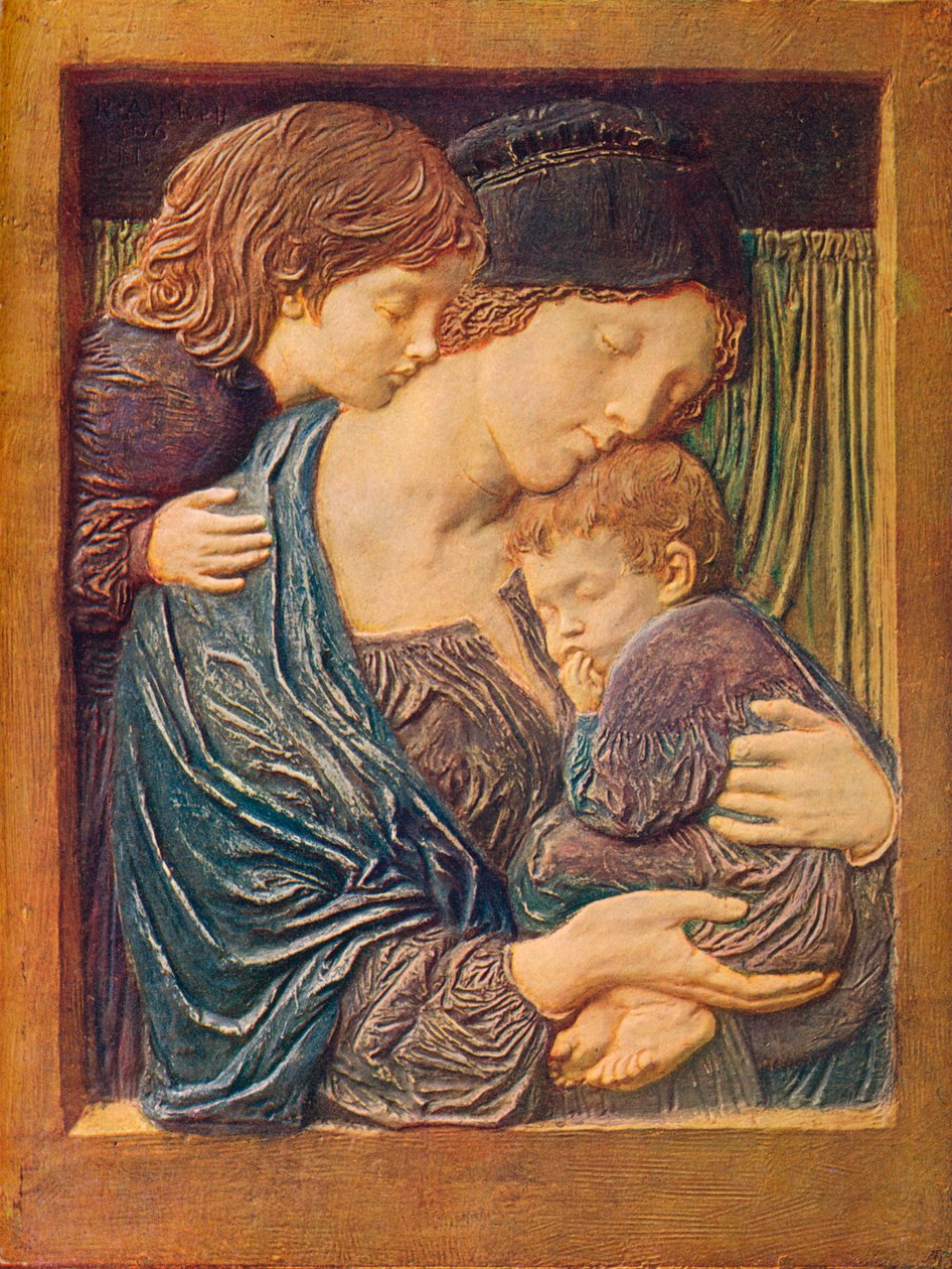 Anya és gyermekei, c1900 alkotó: Robert Anning Bell